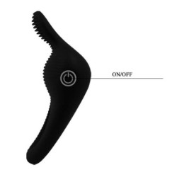 Thimble Anillo Vibrador Negro