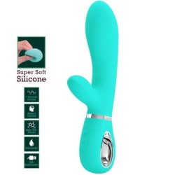Thomas Vibromasseur Point G Multifonction Vert d'eau
