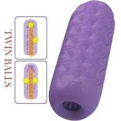 Twin Balls Lila Férfi Maszturbátor
