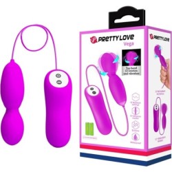 Vega Massagegerät Rotation und Vibration 12 Funktionen Fuchsia