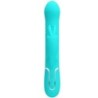 Vibrador Coale Rabbit Perlas Verde Agua