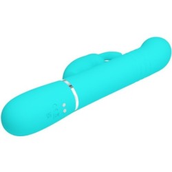 Vibrador Coale Rabbit Perles Verd Aigua