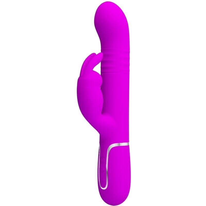 Vibrador Coale Rabbit Perlas Violeta