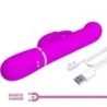 Vibratorius Coale Rabbit Violetiniai Perlai