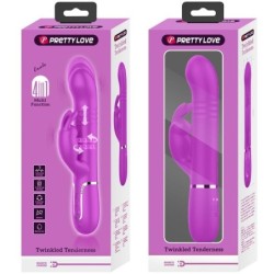 Vibratorius Coale Rabbit Violetiniai Perlai
