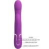 Vibratorius ir daugiafunkcis stimuliatorius 4 viename, violetinis