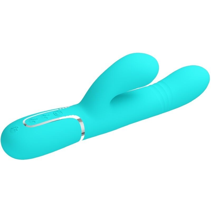Vibrador Punto G Multifunción Verde Agua