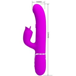 Rabbit Vibrator med Licking - Fuchsia
