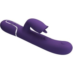 Vibrador Rabbit Com Licking Roxo
