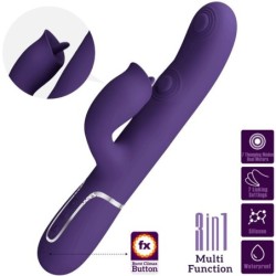 Vibrador Rabbit Com Licking Roxo