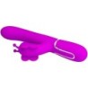 Vibromasseur Rabbit Multifonction 4 En 1 Papillon Fuchsia