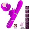 Vibromasseur Rabbit Multifonction 4 En 1 Papillon Fuchsia