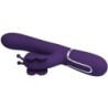 Vibrator Rabbit Multifuncțional 4 În 1 Fluture Violet