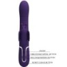 Večfunkcijski vibrator zajček 4 v 1 metulj vijolične barve