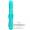 Vibrador Rabbit Multifunción 4 En 1 Mariposa Verde Agua