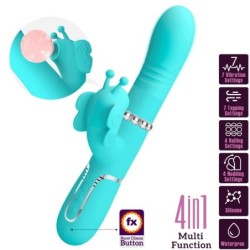 Daudzinātājs Rabbit Multifunkciju 4 In 1 Tauriņš Zilganzaļš