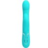 Vibrador Rabbit Perlas Verde Agua