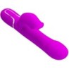 Violett Kaninvibrator med Pärlor