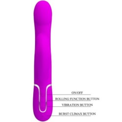 Vibratorius Rabbit Violetiniai Perlai