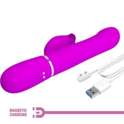 Vibratorius Rabbit Violetiniai Perlai