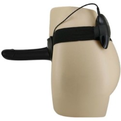 Vito Strap On cu Dildo Cavitar și Vibrație 17.3 Cm