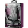 Vito Strap On Com Dildo Oco E Vibração 17.3 Cm