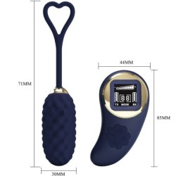 Vivian Ägg Vibrator Fjärrkontroll Blå