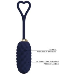 Vivian Ägg Vibrator Fjärrkontroll Blå