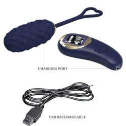 Vivian Ägg Vibrator Fjärrkontroll Blå