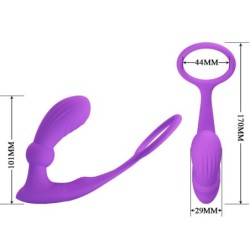 Warren Ring & Anal Vibrator Violet
