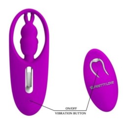 Wild Rabbit Stymulator do Majtek z Pilotem Fioletowy