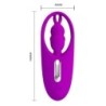 Wild Rabbit Stimulateur Pour Culotte Avec Télécommande Violet