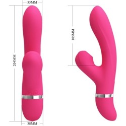 Willow Vibrator Zajček z Vibriranjem in Sesanjem