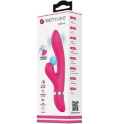 Willow Vibrator Zajček z Vibriranjem in Sesanjem