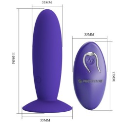 Youth Plug Anal Vibrador Control Remot Violeta