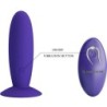 Youth Plug Anal Vibrador Control Remoto Violeta