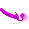 Zanini Dildo Strap-On Be Diržų 10 Vibracijų Violetinis