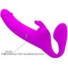 Zanini Dildo Strap-On Sem Arnês 10 Vibrações Roxo