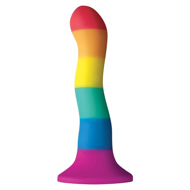 Dildo Wave HBTQ-flagga 17 cm