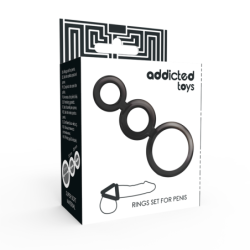 Set Anelli Pene e Testicoli - Affumicato