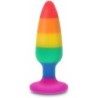 Plug Hunk Bandeira Lgbt 10,5 Cm