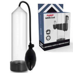 Bomba Erección Rx3 Transparente Con Vibrador