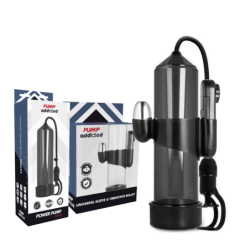 Črna Rx5 Črpalka za Erekcijo z Vibratorjem