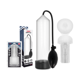 Rx3 Erektionspumpe Clear mit Masturbator