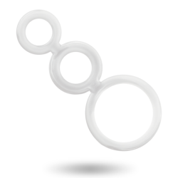 Set Anelli Pene e Testicoli Clear