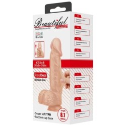 Wunderschöne Begegnung Catoblepas Dildo Realistico Flexible 20.6 Cm Natural