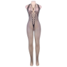Bodystocking Gola Halter E Costas Abertas S/M
