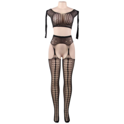 Bodystocking Top s dlhým rukávom S/L