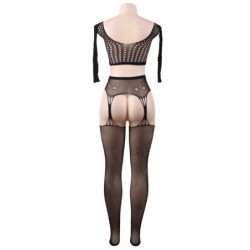 Bodystocking Top z dolgimi rokavi S/L
