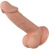 Bellissimo Incontro Zebulon Dildo Realistico Flessibile 19.4 Cm Naturale